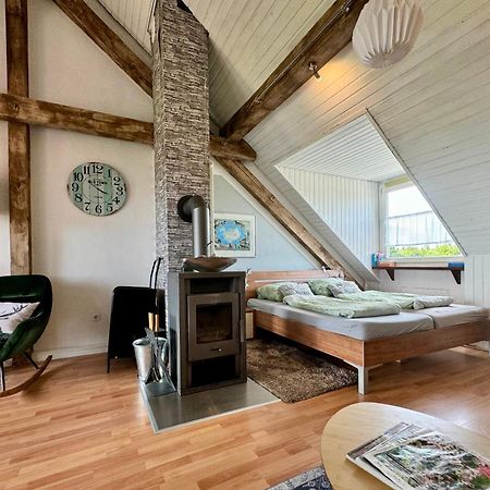 Hof Vierzehnender Im Hohen Venn - 70Qm Fachwerk-Studio - Grosses Wohn-Schlafzimmer Mit Dachterrasse Und Kaminofen - Separate Kueche - Perfekt Fuer Paare - Monschau - Eifel - Hunde Willkommen - Islandpferde Extérieur photo
