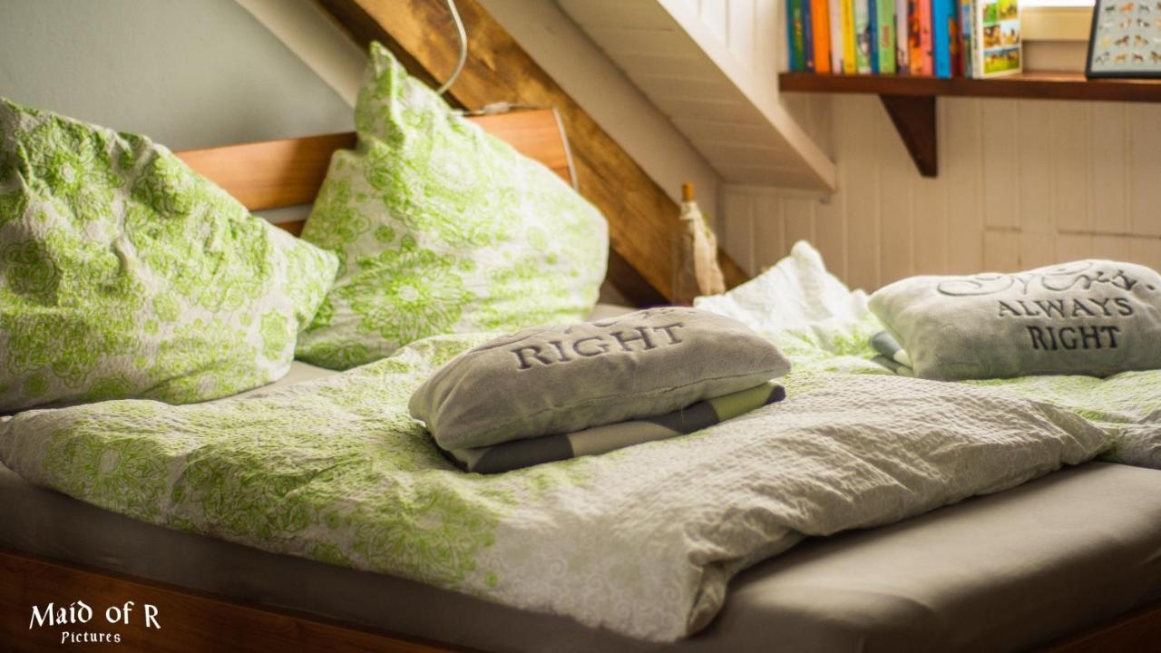 Hof Vierzehnender Im Hohen Venn - 70Qm Fachwerk-Studio - Grosses Wohn-Schlafzimmer Mit Dachterrasse Und Kaminofen - Separate Kueche - Perfekt Fuer Paare - Monschau - Eifel - Hunde Willkommen - Islandpferde Extérieur photo