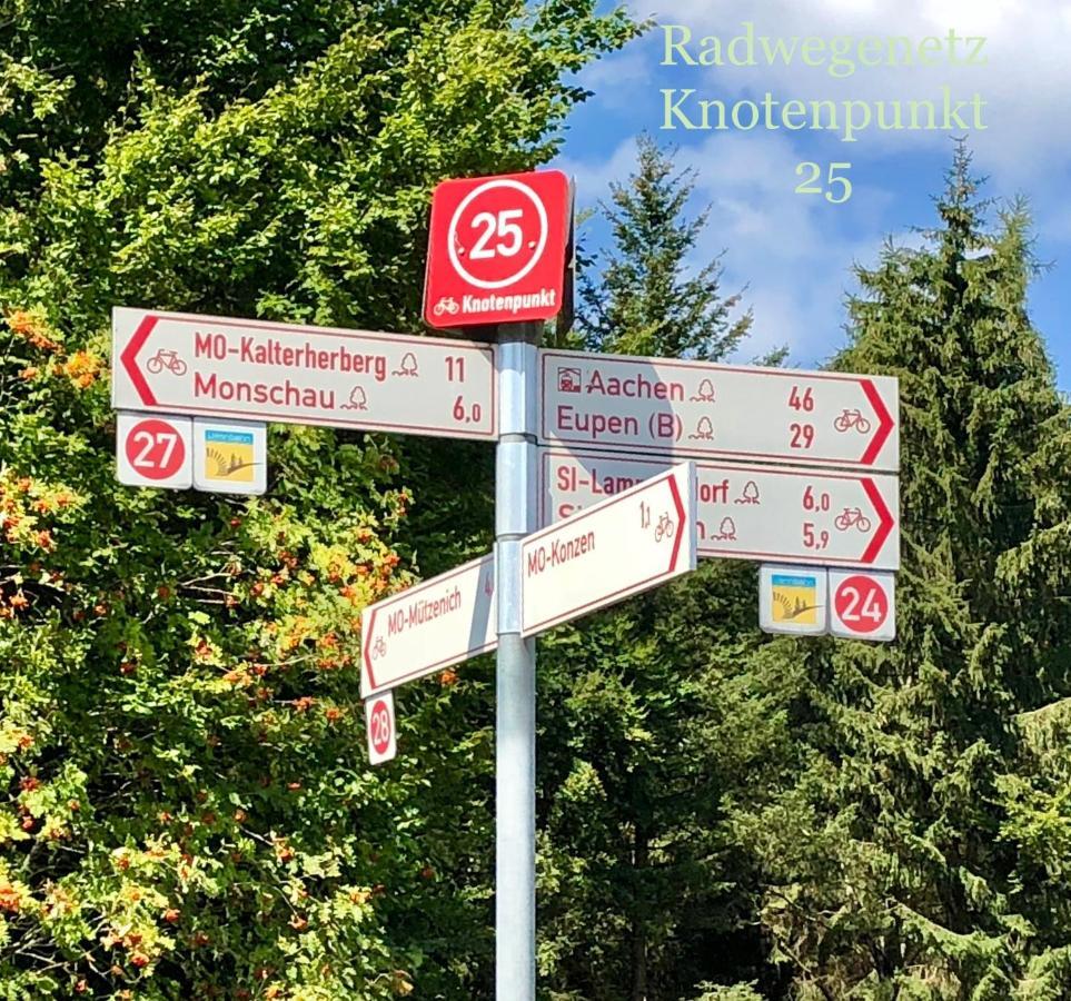 Hof Vierzehnender Im Hohen Venn - 70Qm Fachwerk-Studio - Grosses Wohn-Schlafzimmer Mit Dachterrasse Und Kaminofen - Separate Kueche - Perfekt Fuer Paare - Monschau - Eifel - Hunde Willkommen - Islandpferde Extérieur photo